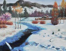 雪河圖片