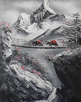 山野人家圖片