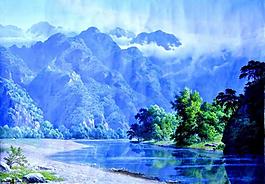 宁静的山野图片