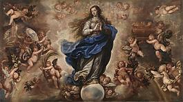 Rizi, Francisco - La Inmaculada Concepcion, 17 Century大师画家动物油画飞行动物装饰画