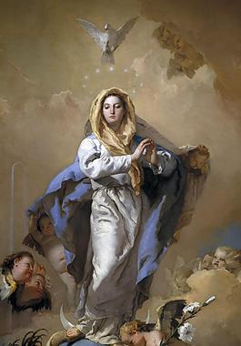 Tiepolo, Giambattista - The Immaculate Conception, 1767-69大师画家动物油画飞行动物装饰画