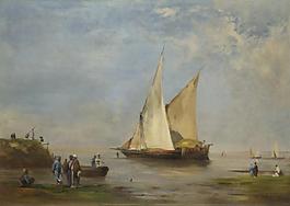 Eug貓ne Fromentin - The Banks of the Nile大師畫家古典畫古典建筑古典景物裝飾畫油畫