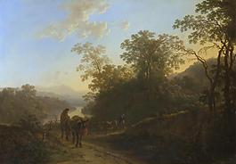 Jan Both - Peasants with Mules and Oxen大師畫家古典畫古典建筑古典景物裝飾畫油畫