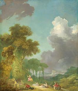 Jean-Honor茅 Fragonard, French (5)大師畫家古典畫古典建筑古典景物裝飾畫油畫