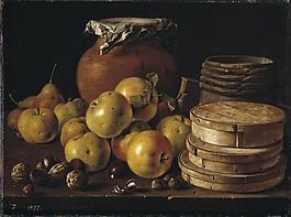 Melendez, Luis Egidio - Bodegon manzanas, peras, cajas de dulce y recipiente, 1759大師畫(huà)家宗教繪畫(huà)教會(huì)油畫(huà)人物肖像油畫(huà)
