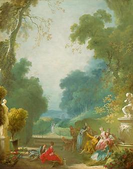 Jean-Honor茅 Fragonard, French (2)大師畫家古典畫古典建筑古典景物裝飾畫油畫