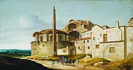 Pieter Jansz Saenredam大师画家古典画古典建筑古典景物装饰画油画