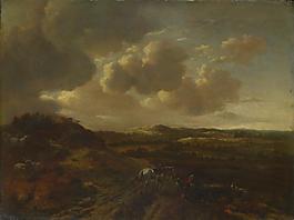 Willem Buytewech the Younger - A Dune Landscape大師畫家古典畫古典建筑古典景物裝飾畫油畫