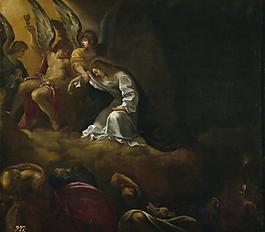Carracci, Ludovico - La Oracion en el Huerto, 1590-1600大師畫家古典畫古典建筑古典景物裝飾畫油畫