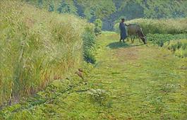 Emile Claus - Summer大師畫家古典畫古典建筑古典景物裝飾畫油畫