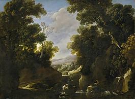 Collantes, Francisco - Paisaje frondoso, Primera mitad del 17 Century大師畫家古典畫古典建筑古典景物裝飾畫油畫
