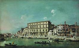 Francesco Guardi - View of Venice, 18th century大師畫家古典畫古典建筑古典景物裝飾畫油畫