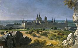 Houasse, Michel-Ange - Vista del Monasterio de El Escorial, 1720-22大師畫(huà)家古典畫(huà)古典建筑古典景物裝飾畫(huà)油畫(huà)