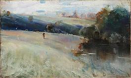 Charles Conder - Australian Landscape, 1889-90大師畫家風(fēng)景畫靜物油畫建筑油畫裝飾畫