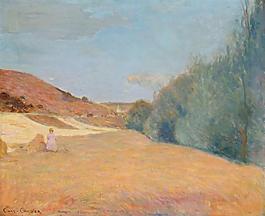 Charles Conder - Vetheuil, 1892大师画家风景画静物油画建筑油画装饰画
