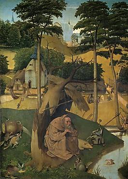 Bosch, Hieronymus - The Temptation of Saint Anthony, After 1490大師畫(huà)家古典畫(huà)古典建筑古典景物裝飾畫(huà)油畫(huà)