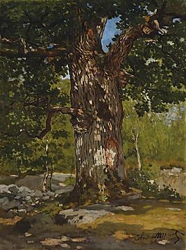 Claude Monet - The Bodmer Oak, 1865.jpeg大師畫家風(fēng)景畫靜物油畫建筑油畫裝飾畫