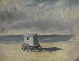 James Ensor - Bathing-hut大師畫(huà)家古典畫(huà)古典建筑古典景物裝飾畫(huà)油畫(huà)