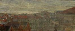 James Ensor - The Rooftops of Ostend大師畫家古典畫古典建筑古典景物裝飾畫油畫