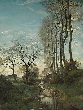 Hippolyte Boulenger - Valley of the Josaphat in Schaarbeek大師畫家古典畫古典建筑古典景物裝飾畫油畫