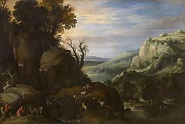 Marten Rijckaert - Landscape大師畫家古典畫古典建筑古典景物裝飾畫油畫