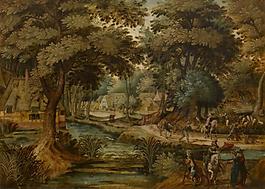 Mattheus Adolfsz. Molanus - Landscape大師畫(huà)家古典畫(huà)古典建筑古典景物裝飾畫(huà)油畫(huà)