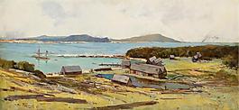 Albert Henry Fullwood - Terrigal (Smokey Cape), 1896大师画家风景画静物油画建筑油画装饰画