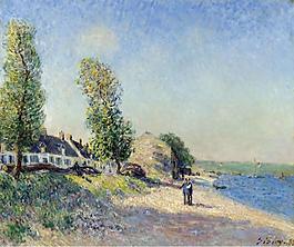 Alfred Sisley - Saint-Mammes at Morning, 1885.jpeg大師畫家風景畫靜物油畫建筑油畫裝飾畫