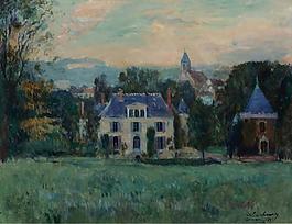 Albert Lebourg - The House of Paulin, 1899大師畫(huà)家風(fēng)景畫(huà)靜物油畫(huà)建筑油畫(huà)裝飾畫(huà)