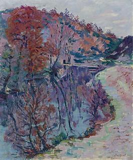 Armand Guillaumin - Banks of the Sedelle, Crozant, 1905.jpeg大師畫家風(fēng)景畫靜物油畫建筑油畫裝飾畫