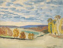 Armand Guilluamin - Landscape at Crozant, 1893大師畫家風景畫靜物油畫建筑油畫裝飾畫