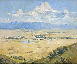 Arthur Streeton - Melba`s Country, 1936大師畫(huà)家風(fēng)景畫(huà)靜物油畫(huà)建筑油畫(huà)裝飾畫(huà)