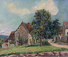 Armand Guillaumin - The Village of Damiette, 1885大師畫家風(fēng)景畫靜物油畫建筑油畫裝飾畫