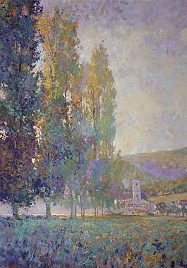 Arthur Maderson - Summer Landscape大师画家风景画静物油画建筑油画装饰画