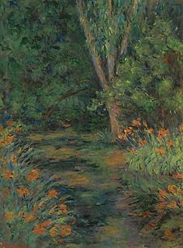 Blanche Hochede-Monet - Flowers in the Garden, 1930大師畫家風(fēng)景畫靜物油畫建筑油畫裝飾畫