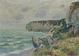 Gustave Loiseau - The Cliffs of Saint-Jouin, 1908 01大師畫家風(fēng)景畫靜物油畫建筑油畫裝飾畫