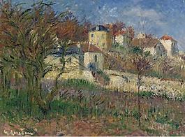Gustave Loiseau - The Hills of Hermitage, Pontoise, 1930大師畫家風(fēng)景畫靜物油畫建筑油畫裝飾畫