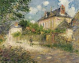 Gustave Loiseau - The House of Monsieur Compon at Vaudreuil, 1923大師畫家風(fēng)景畫靜物油畫建筑油畫裝飾畫