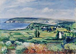 Henri Lebasque - The Plain of Crozon, Finistere, 1923大師畫家風(fēng)景畫靜物油畫建筑油畫裝飾畫