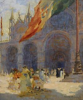 Ivan Olinsky - San Marco大师画家风景画静物油画建筑油画装饰画