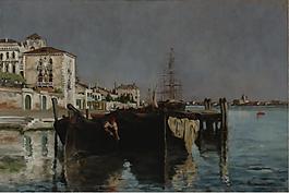 John Henry Twachtman - Venice, 1877大师画家风景画静物油画建筑油画装饰画