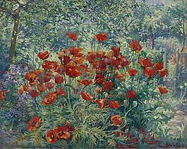 Juliette Wytsman - Flowers Garden大師畫家風(fēng)景畫靜物油畫建筑油畫裝飾畫