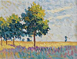 Maximilien Luce - Landscape 01大师画家风景画静物油画建筑油画装饰画