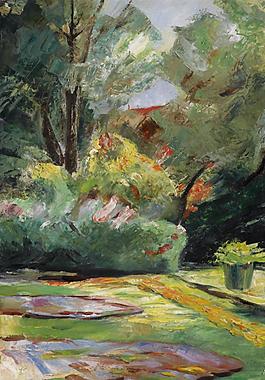 Max Liebermann - Wannsee Garden, Flower Terrace to the Northeast, 1925大師畫(huà)家風(fēng)景畫(huà)靜物油畫(huà)建筑油畫(huà)裝飾畫(huà)