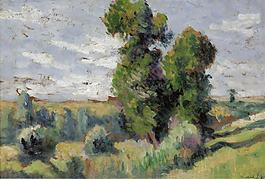 Maximilien Luce - Le Bosquet, 1909大師畫家風景畫靜物油畫建筑油畫裝飾畫