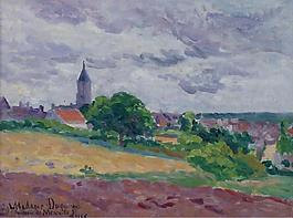 Maximilien Luce - Memories about Mereville, 1903大師畫家風景畫靜物油畫建筑油畫裝飾畫
