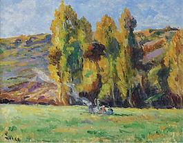 Maximilien Luce - Landscape near the Bessy-sur-Cure, 1908大師畫家風(fēng)景畫靜物油畫建筑油畫裝飾畫