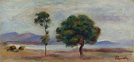 Pierre Auguste Renoir - Landscape, 1905 02大師畫家風景畫靜物油畫建筑油畫裝飾畫