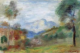 Pierre Auguste Renoir - View of the Outskirts of Cagnes, 1905大師畫家風(fēng)景畫靜物油畫建筑油畫裝飾畫