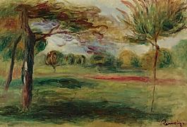 Pierre Auguste Renoir - Landscape 02大師畫家風景畫靜物油畫建筑油畫裝飾畫